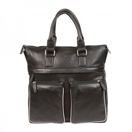 Бизнес сумка Gianni Conti 1752258-black-grey