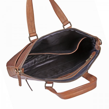 Бизнес-сумка Gianni Conti 1221273 dark brown